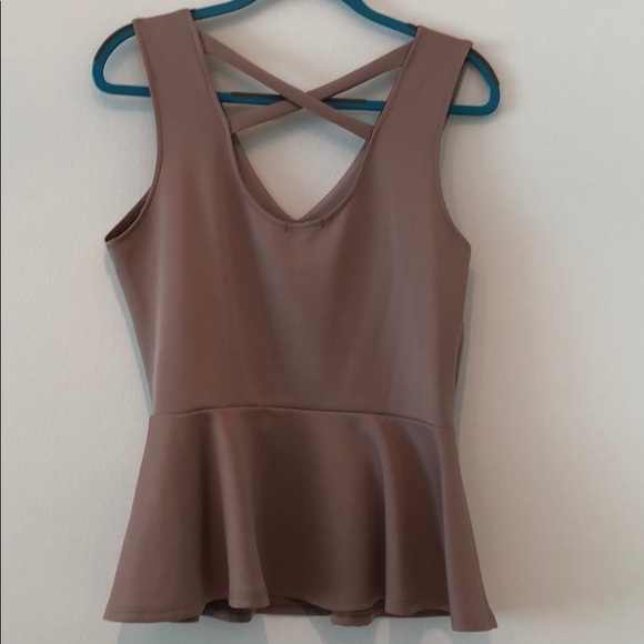 Charlotte Russe peplum top sz xl - Picture 2 of 6